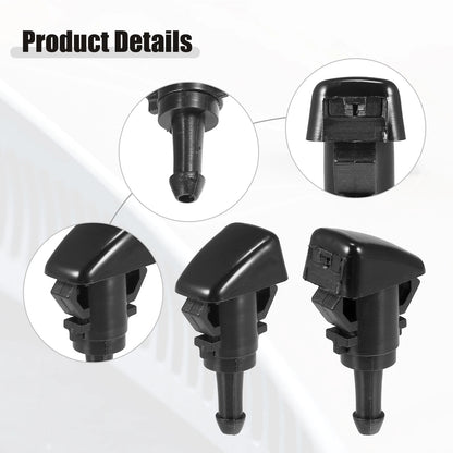 1 Set Front Windshield Washer Nozzle Kit for Dodge RAM with 1M Hose
