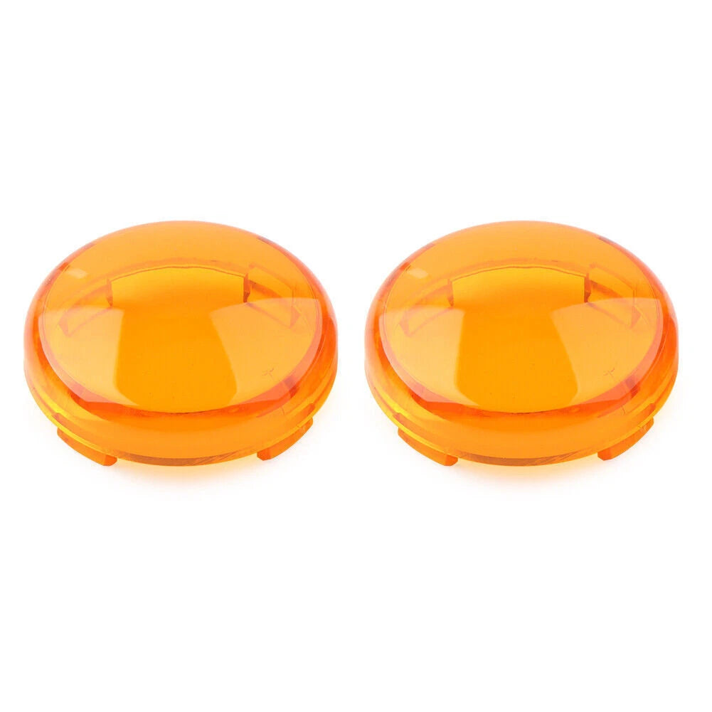 Yellow Turn Signal Lens Light Cover Guard for Harley Touring Softail Dyna