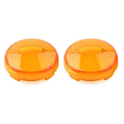 Yellow Turn Signal Lens Light Cover Guard for Harley Touring Softail Dyna