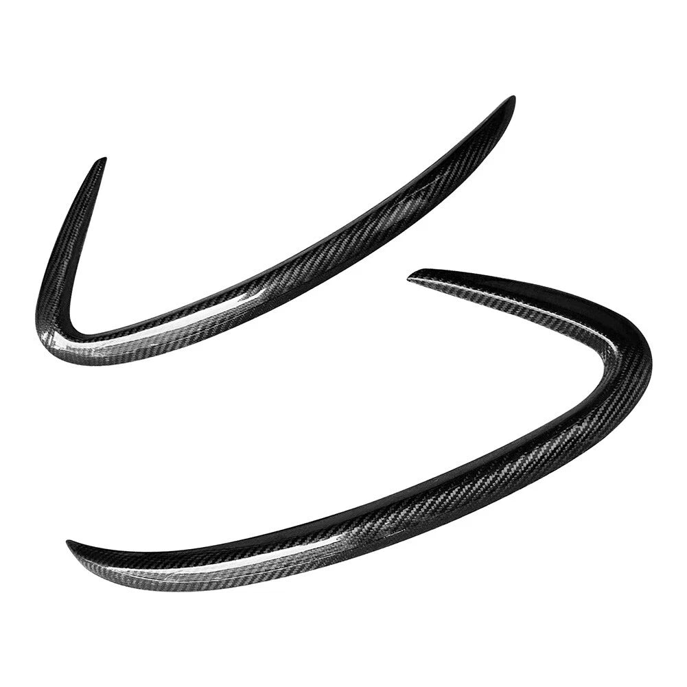 Carbon Fiber Rear Bumper Splitter Canard Fins for Benz GLE Class Coupe (2020-2024)