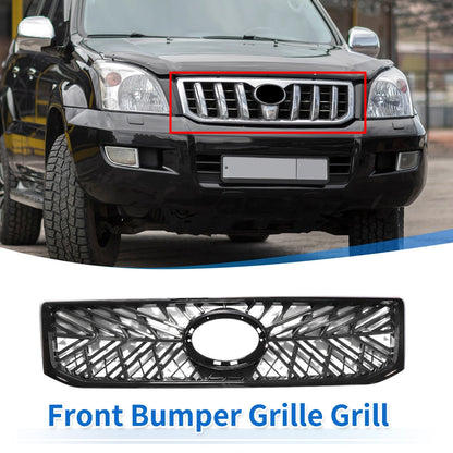Front Upper Hood Bumper Grille for Toyota Land Cruiser Prado (2002-2009)