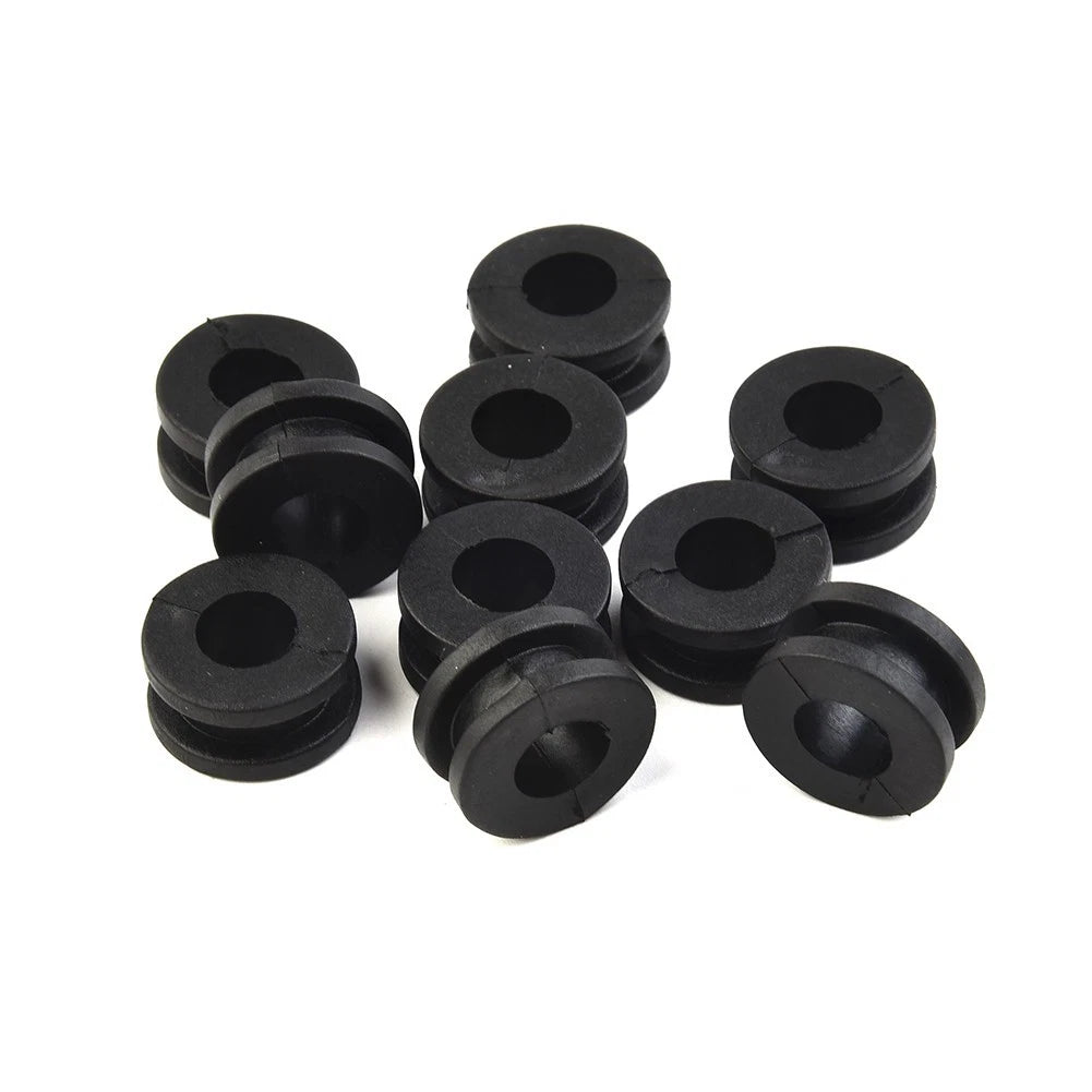 10 x Universal-Motorcycle Rubber Grommet Mount Set Side Cover Fender Accessory