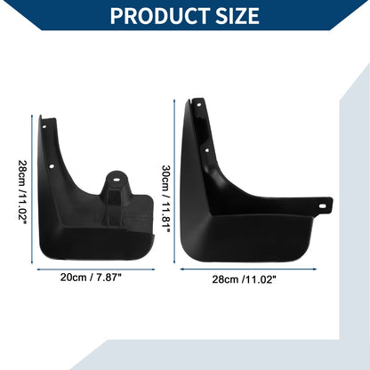 Mud Flaps Splash Guards 1 Set for BMW 5 Series F10/F18 (2011-2016)