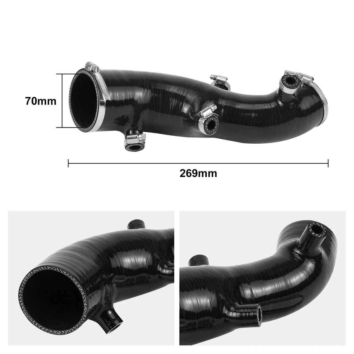 Silicone Air Intake Hose for Yamaha Raptor 700/700R SE (2009-2023)