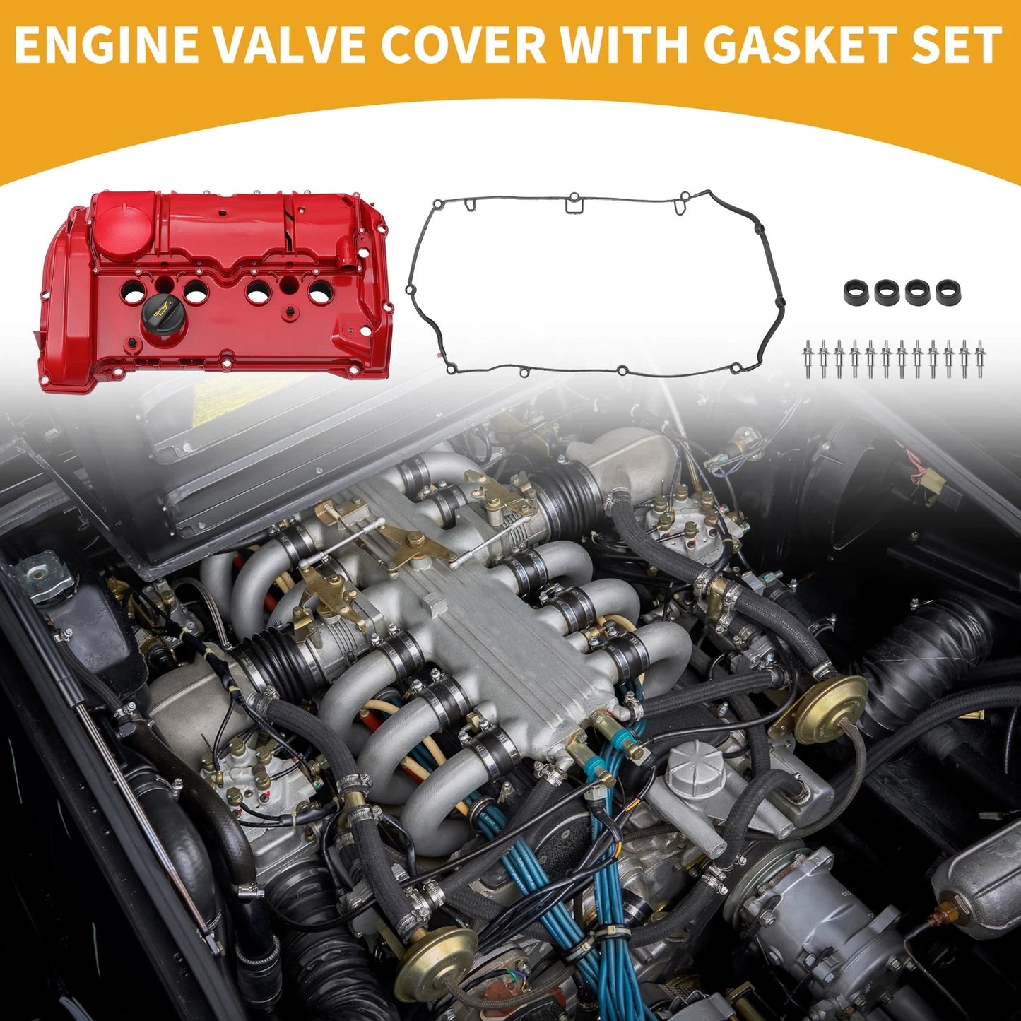 Engine Valve Cover & Gasket for Mini Cooper (2007-2015) 1 Set