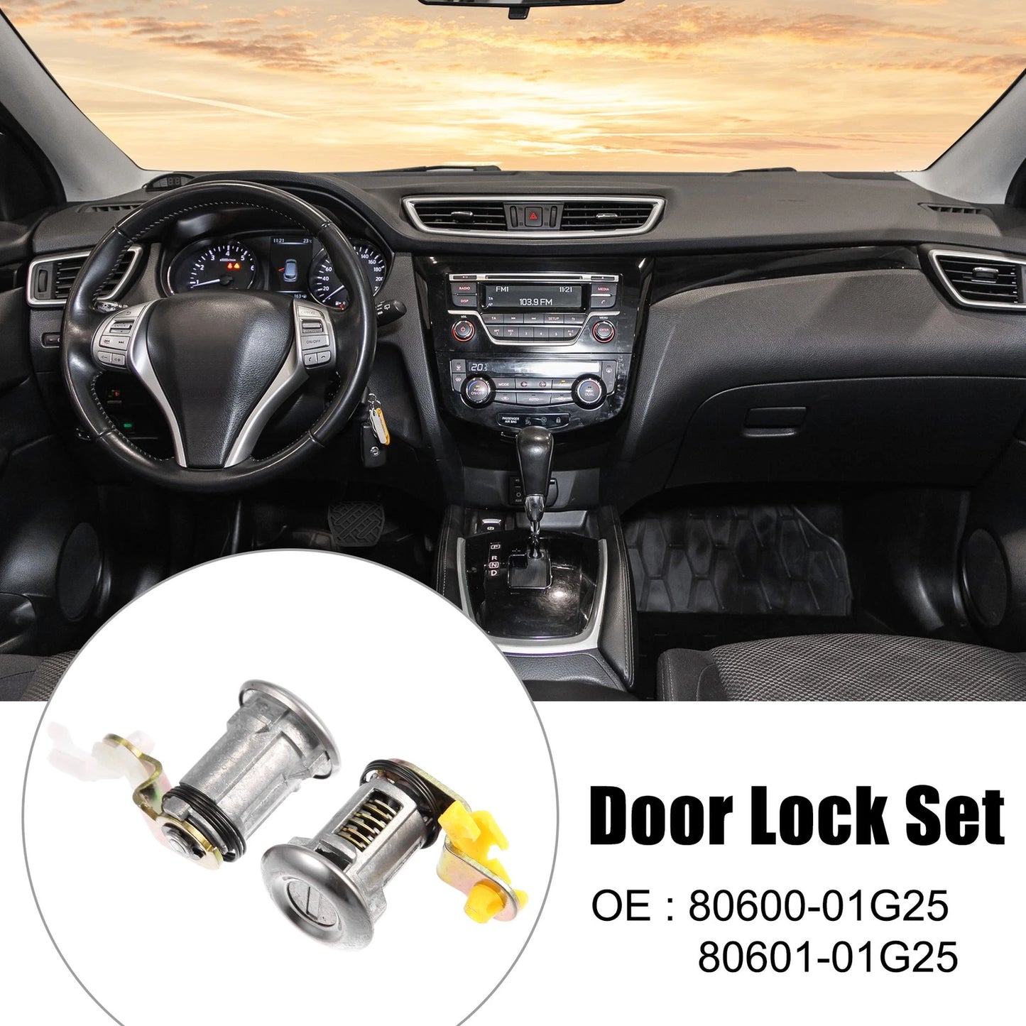 Door Lock Set ( Keys) for Nissan Pickup (1984-1998)