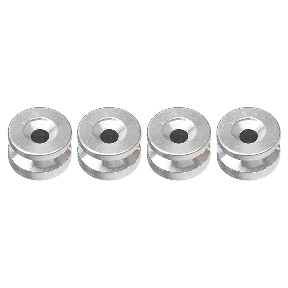 Silver Motorcycle Trunk Base Plate Tail Box Pad Bracket Spacer