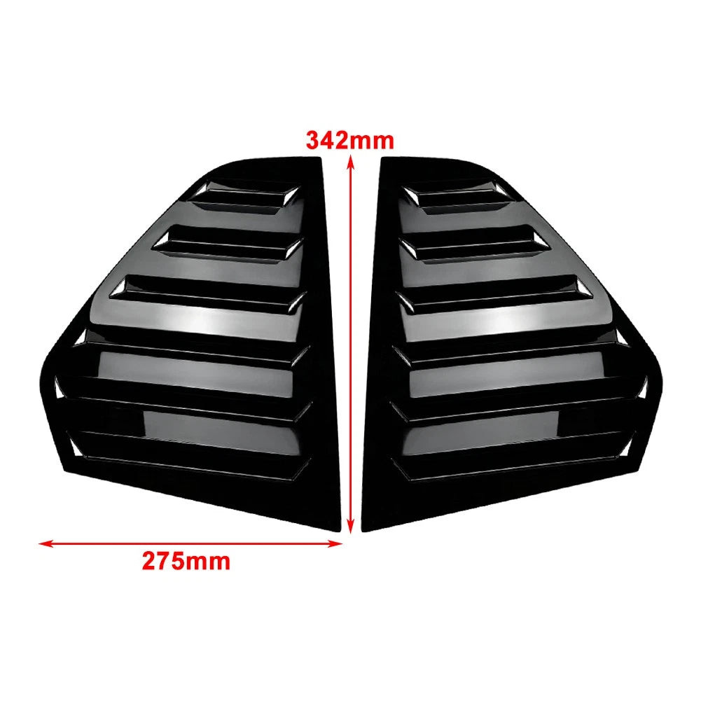 Rear Window Side Vent Shutter Louver Cover Trim for VW Golf 8 (2020-2022)