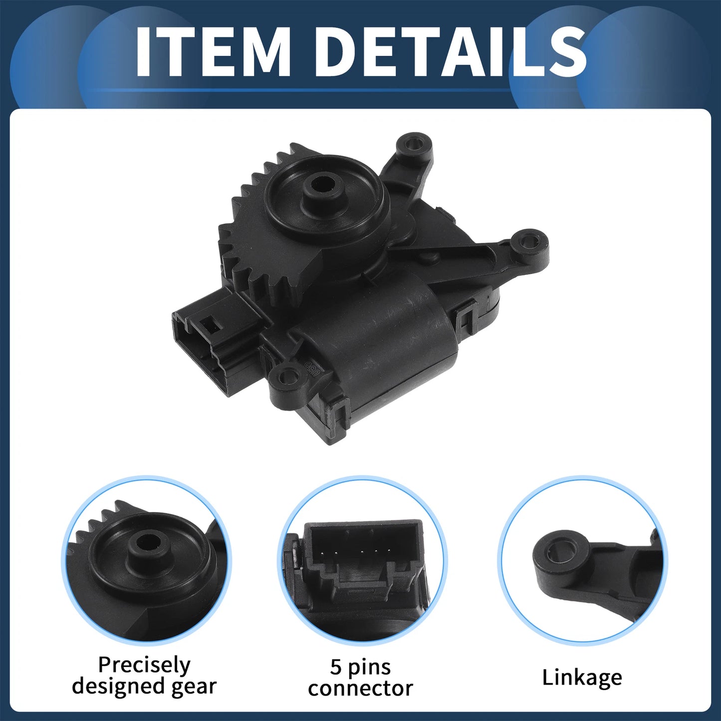 HVAC Heater Blend Door Actuator 4 Cyl 1.4L for Dodge Dart