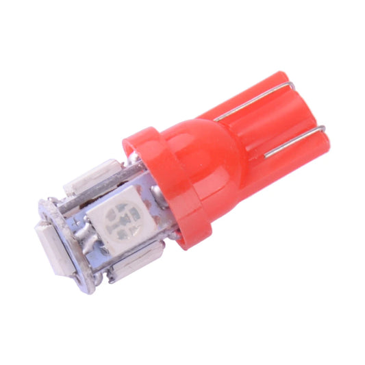 10Pcs Red T10 LED Bulbs for Instrument Gauge Cluster Dash Light (Fits Most)