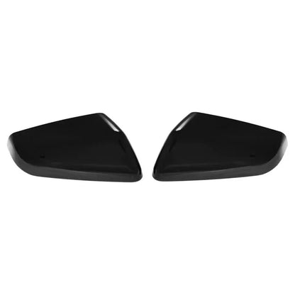 Heated Gloss Black Rearview Mirror Cover Cap for Chevy Equinox Terrain (2018-2023)