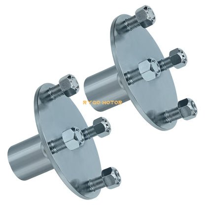 2pcs 4x4 Live Axle Hub for Go-Kart 1 to 3/4 Step-Down, 1/4 Keyed Shaft