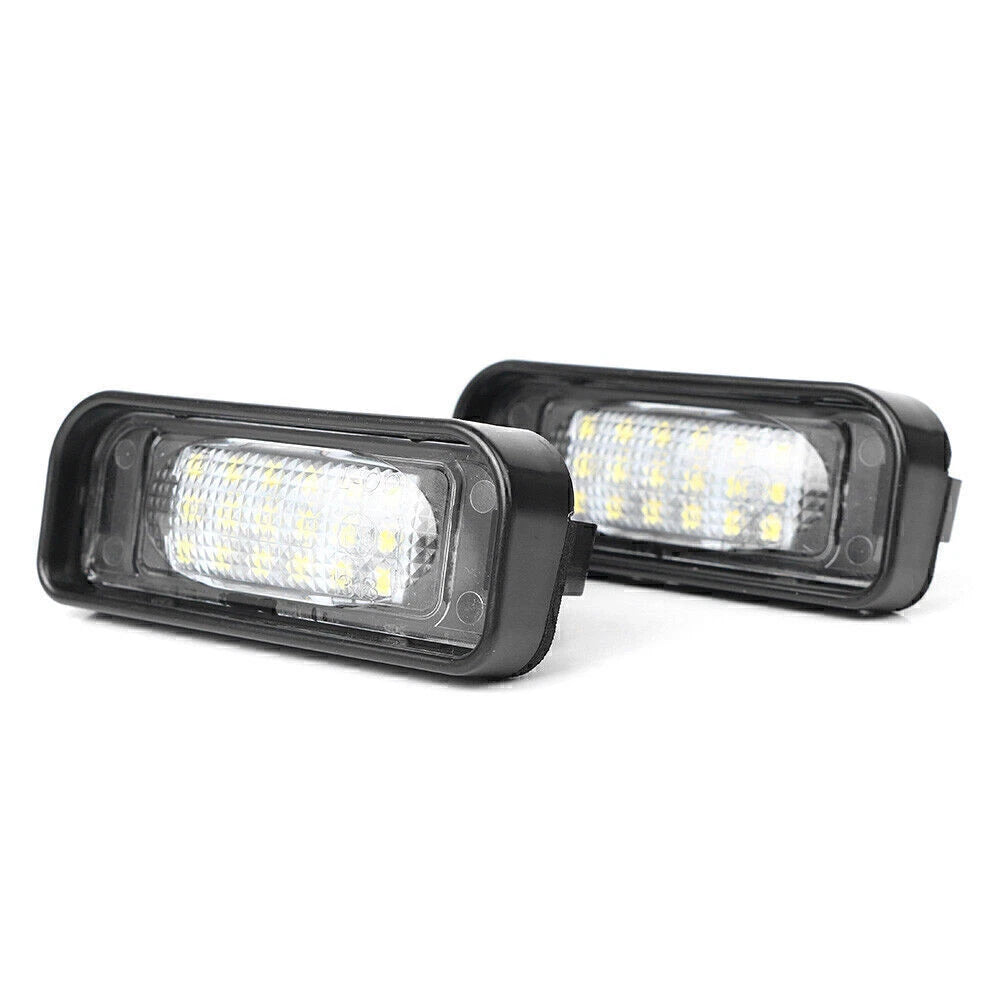 2 x LED License Plate Light for Benz W220 S320 S420 S430 (1999-2005)