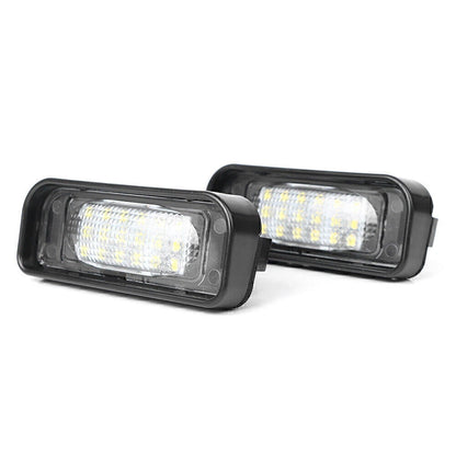 2 x LED License Plate Light for Benz W220 S320 S420 S430 (1999-2005)