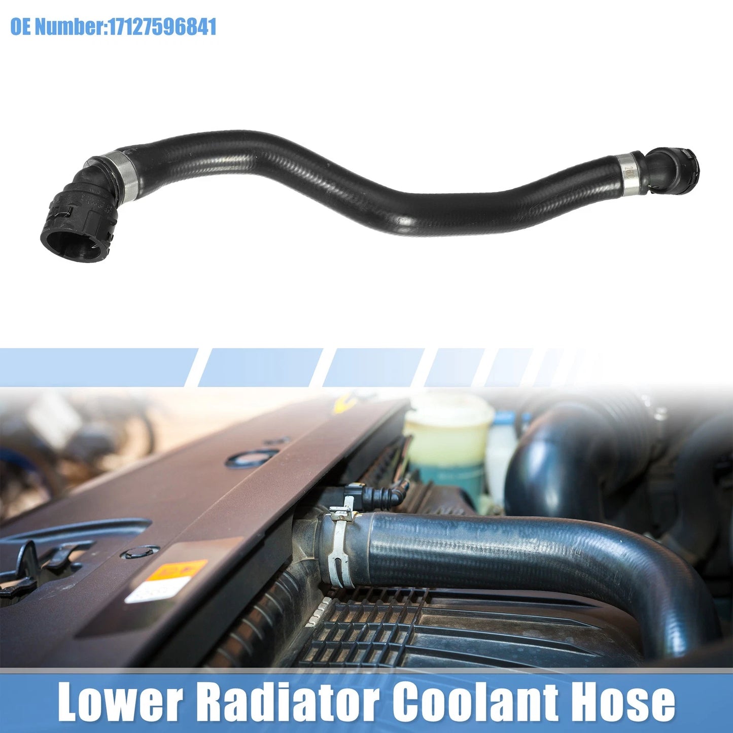 Radiator Coolant Hose No.17127596841 for BMW 320i 2.0L (2013-2016)