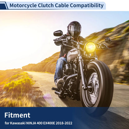 Motorcycle Clutch Cable 1 Pc for Kawasaki NINJA 400 EX400E (2018–2022)