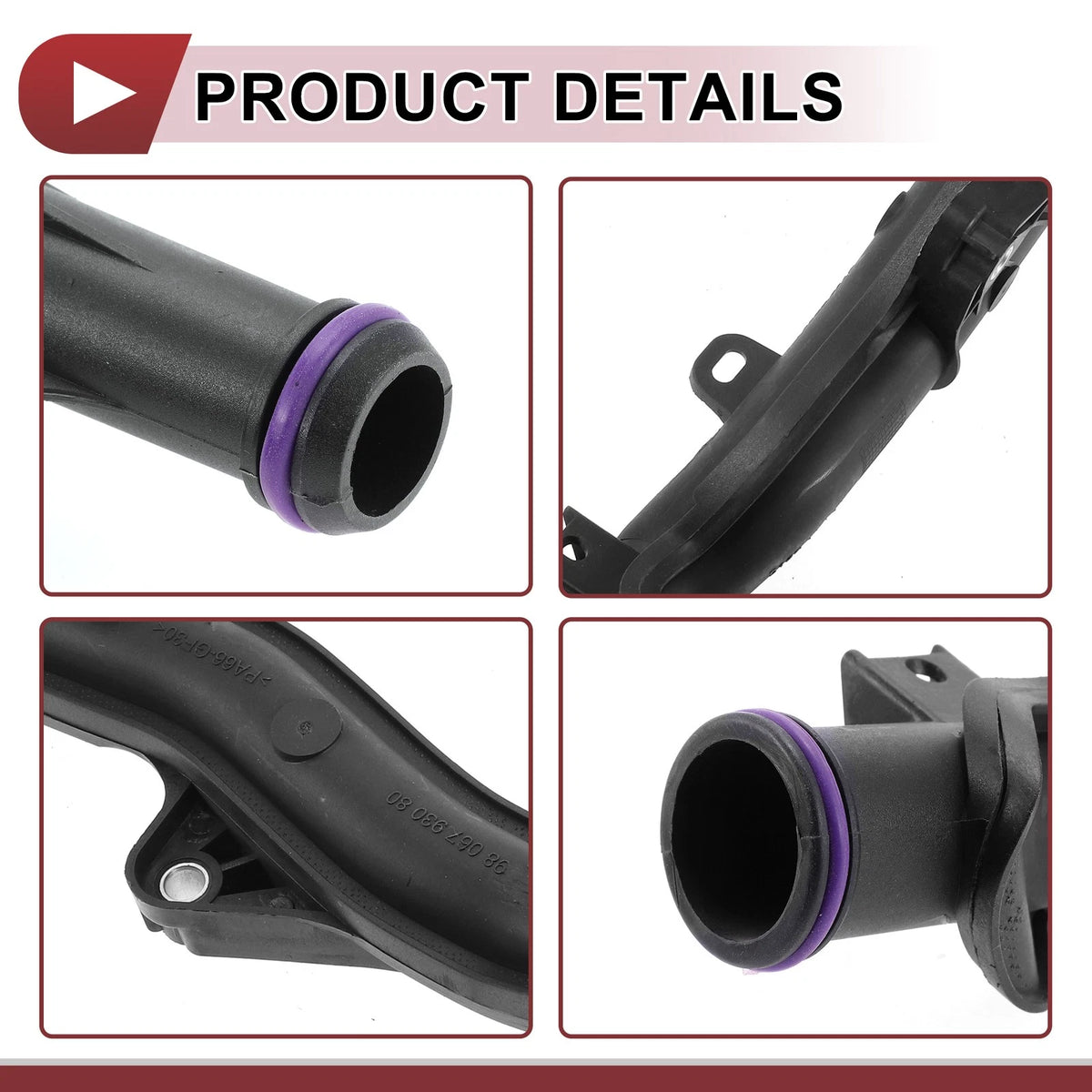 Radiator Coolant Hose for Peugeot 208 MK1 1.0 VTi (2012-2019)