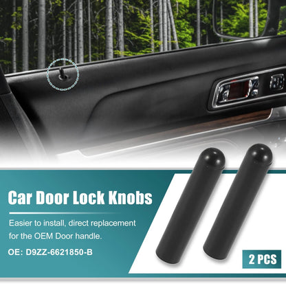 2 x Car Door Lock Knobs for Ford (D9ZZ6621850B) - Enhance Your Vehicle's Interior