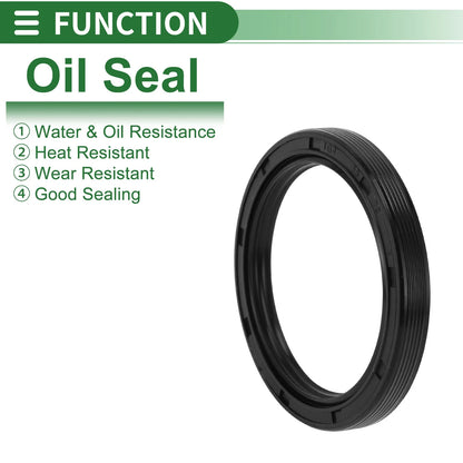 Oil Seal / 55x70x8mm / Shaft Seal NBR Rubber High-Pressure Black for Make Model