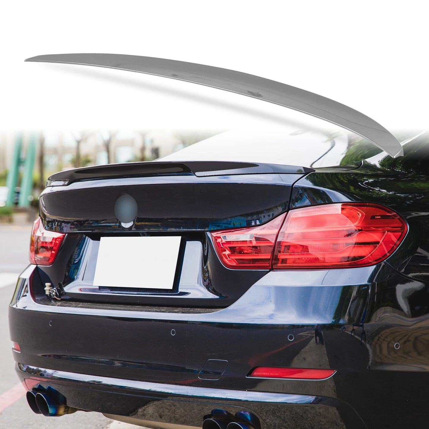 ABS Boot Spoiler for BMW 4-Series F36 (2014-2020) Mineral Grey