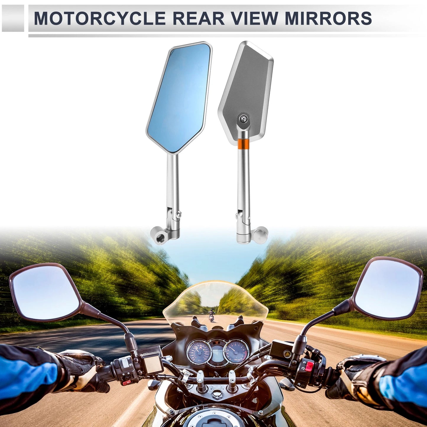 Rear View Mirror / M8/M10 / Handlebar Mirror for M8/M10 Motorcycle