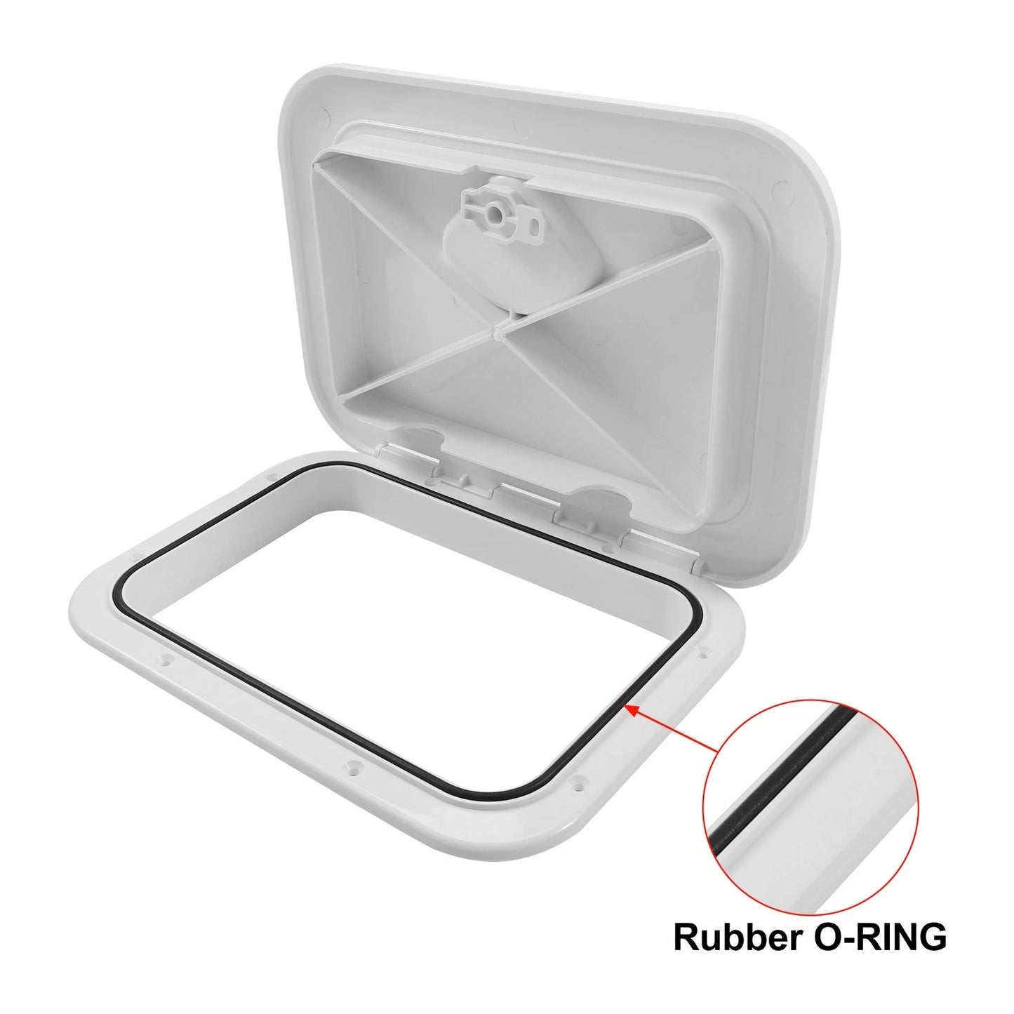 Hatch Cover 14.76 x 10.63 Marine Boat Deck Access White