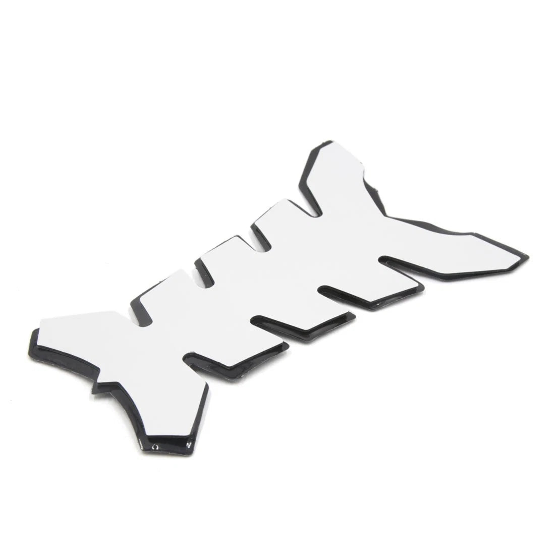 Rubber / Oil Fuel Tank 3D Pad Sticker Protector Emblem Decal Black for Motorcycle