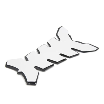 Rubber / Oil Fuel Tank 3D Pad Sticker Protector Emblem Decal Black for Motorcycle