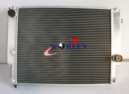 Aluminum Radiator + RED Hose for BMW E36 M3 Z3 325TD 320 323 325 328 (1992-1999)