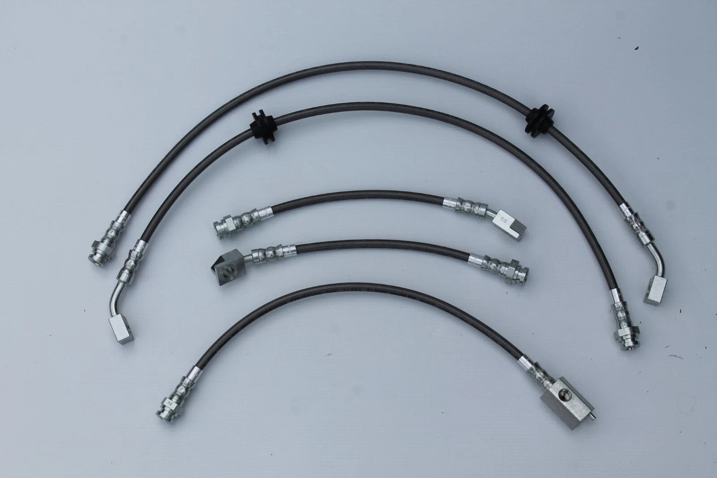 Braided Brake Hose Set for VR VS Commodore Non IRS VE Front Upgrade (1993-2000)