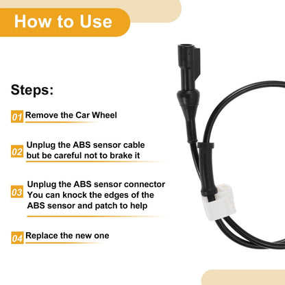 ABS Wheel Speed Sensor for Ford Expedition Front Right (1997-2002)