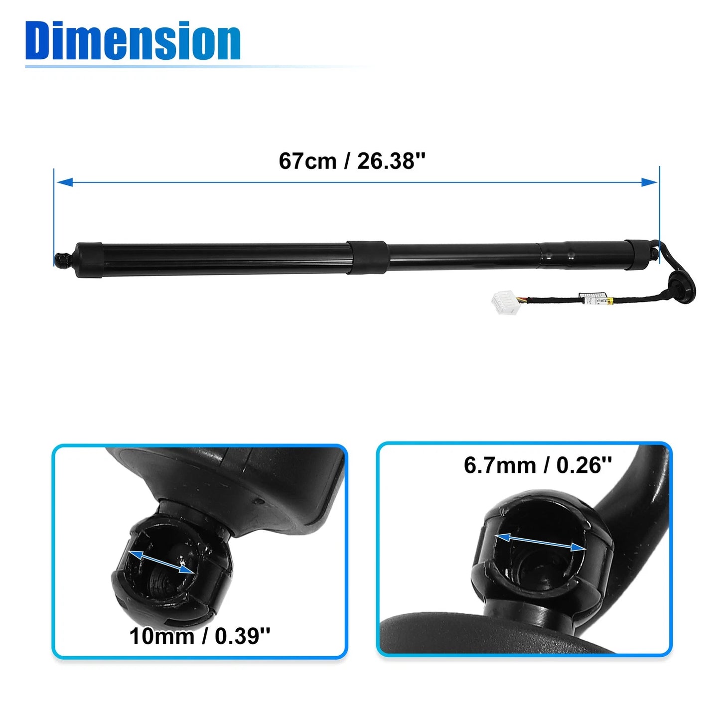 Rear Left Right Tailgate Gas Struts  for Nissan Rogue (2014-2020)