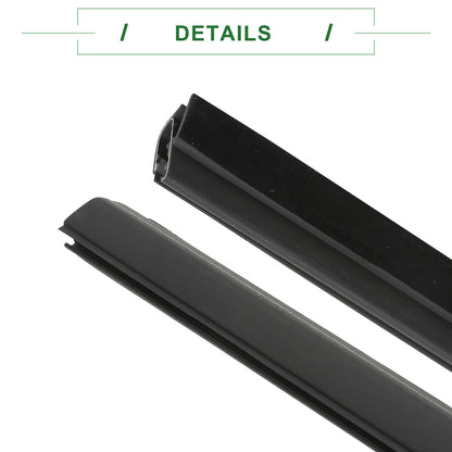 2 x Front Left & Right Weatherstrip Window Seals for Honda Fit (2009-2014)