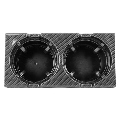 Car Center Console Cup Holder Carbon Fiber Pattern for BMW E46
