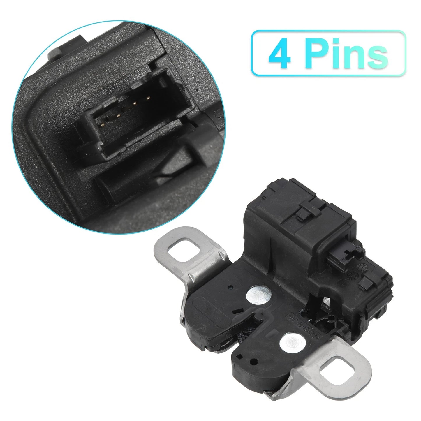 Trunk Lift Latch Tailgate Lock Actuator for BMW (Plastic, Metal, Black)