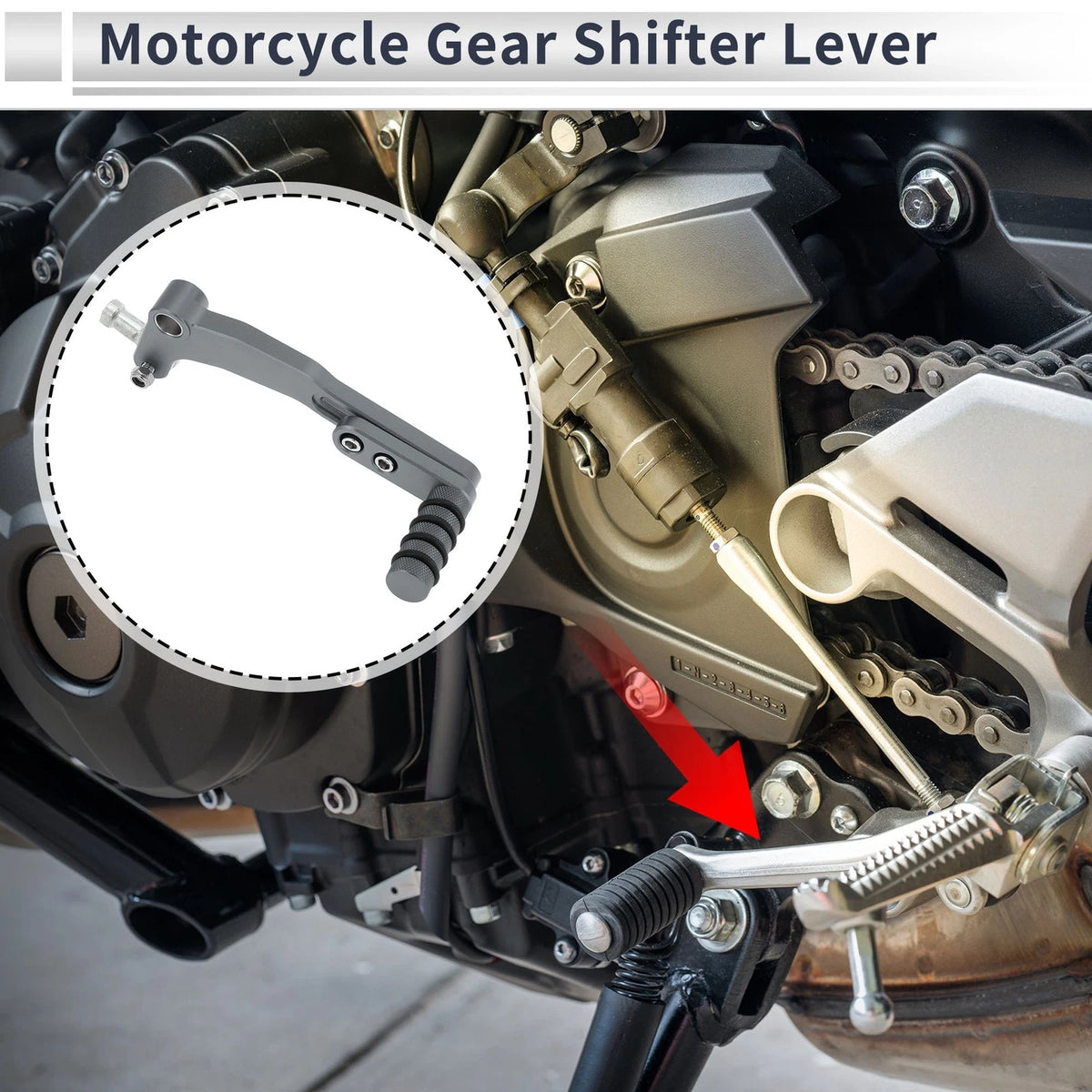 Motorcycle Gear Shifter Lever for Kawasaki NINJA 400 (2018–2023)