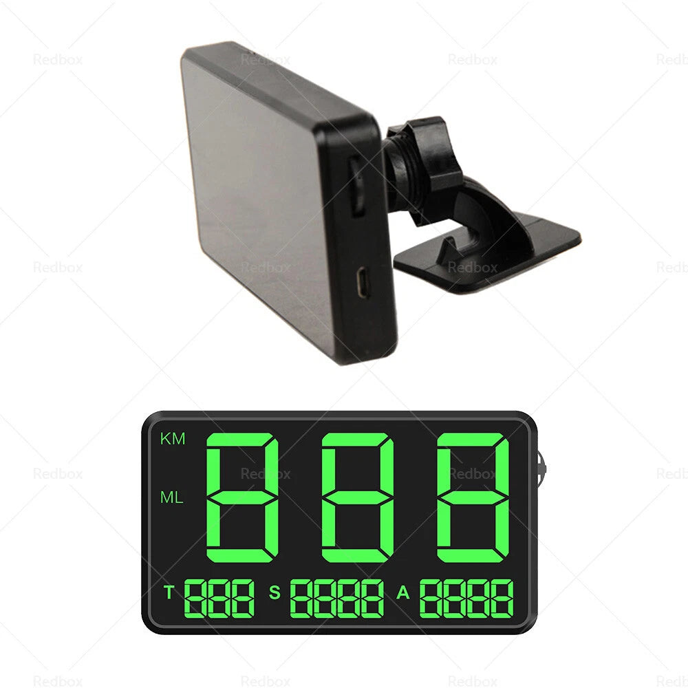 GPS Head Up Display Speedometer Odometer for Car - Digital Speed Alarm