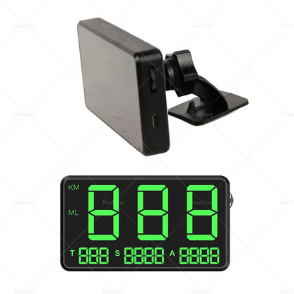 GPS Head Up Display Speedometer Odometer for Car - Digital Speed Alarm