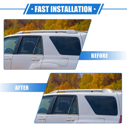 4pcs Roof Rack Side Rails End Covers for Toyota 4Runner (2003-2009)