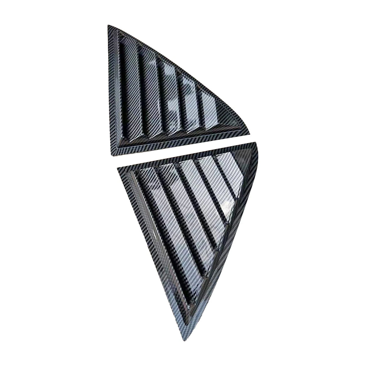 Carbon Look Window Louver Shutter Cover Trim for Chrysler 300 Sedan (2011–2023)