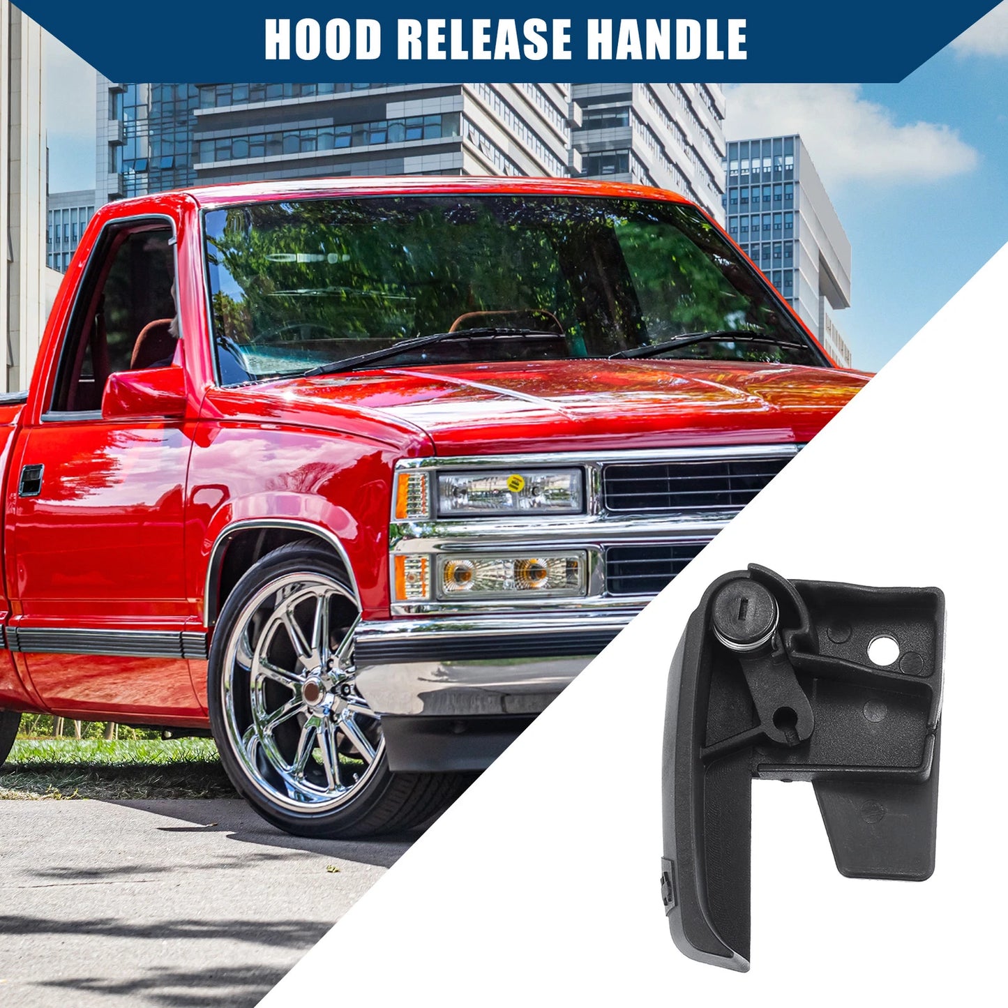 Hood Release Handle for Chevrolet GMC Cadillac C3500 C1500
