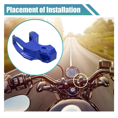 1 Set Handlebar Hook Blue with Screws for Honda PCX160 (2012–2023)