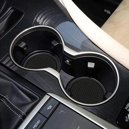 4PC Anti-Slip Car Cup Holder Coaster Mats for Universal Fit Accessories
