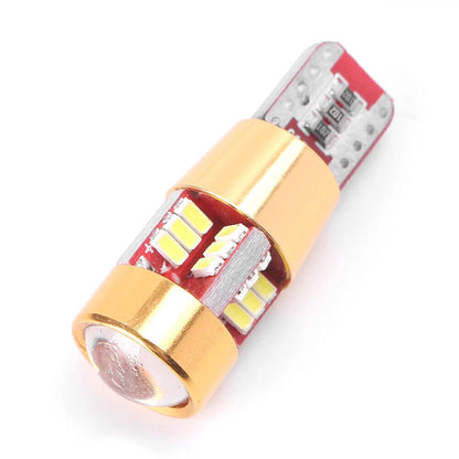 10X T10 3014 27SMD LED Side Wedge Bulbs Lights 6000K for Car