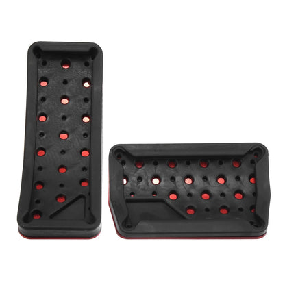 Brake Pedal Pad & Gas Pedal Cover for Jeep (2011-2021) Red