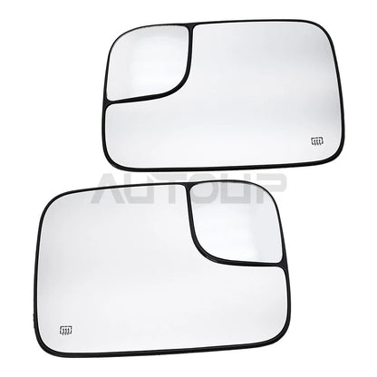 2 x Left Right Side Heated Mirror Glass for Dodge Ram 1500, 2500 (2005–2009)