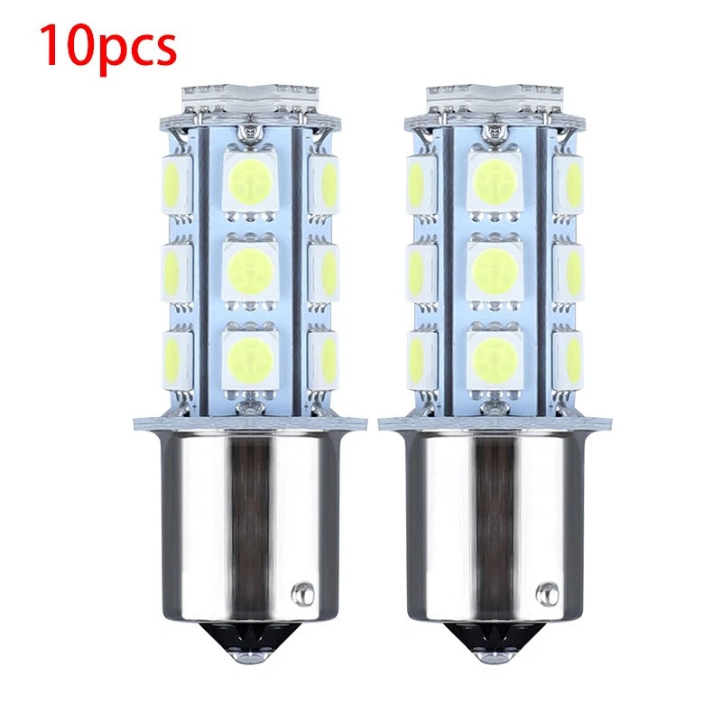 10 x 12V 1156 1141 18SMD LED Interior Light Bulbs for RV Camper Trailer
