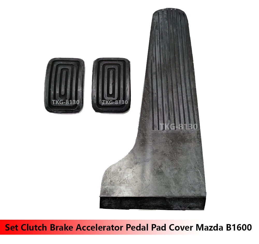 Clutch Brake Accelerator Pedal Pad Cover for Mazda B1600 (1972-1978)
