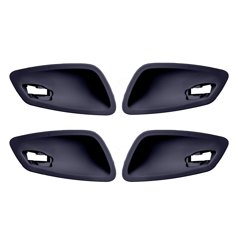 4 x Inner Door Handle Bowl Covers for BMW 3 Series E90 (2005-2012) Black