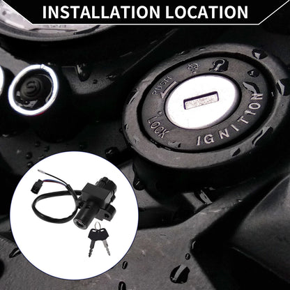 Ignition Key Switch for Honda CBR250 MC19 MC22 (1988-1994) 1 Set